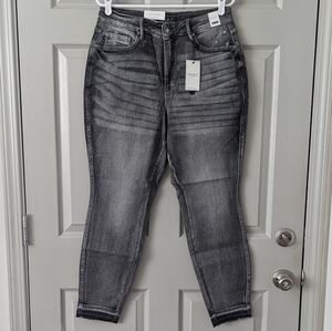 Judy Blue High Waist Tummy Control Release Hem Skinny Jeans, 88792- 14W